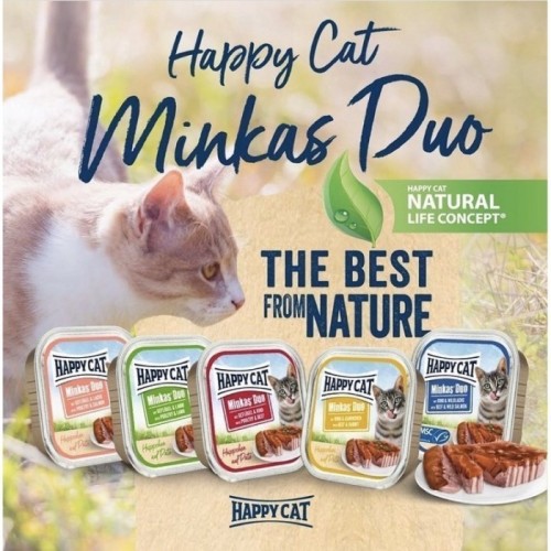 Happy Cat Wet  Minkas Duo 100 Gr